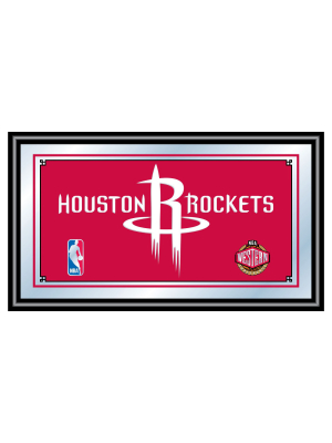 Houston Rockets Team Logo Wall Mirror