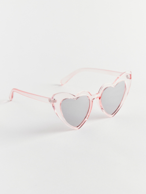 Alicia Oversized Heart Sunglasses