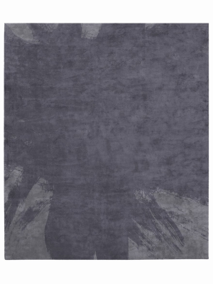 Hanjiro Boogie Hand Tufted Rug In Dark Blue Design By Second Studio