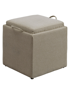 Johar Furniture Designs4comfort Park Avenue Single Storage Ottoman With Stool