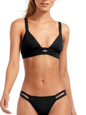 Vitamin A Ecolux Neutra Bralette Top In Black