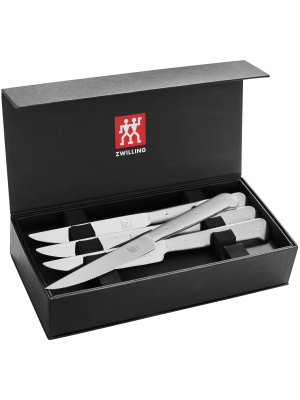 Zwilling Porterhouse Stainless Steel 8-pc Steak Knife Set With Black Presentation Case