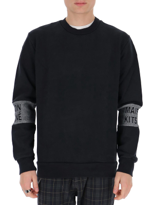 Maison Kitsuné Logo Sleeves Sweatshirt