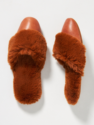 Ariana Bohling Nill Faux Fur Slippers