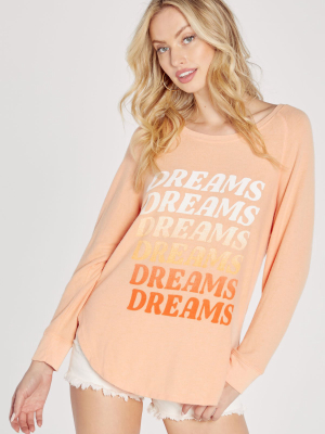 Dreams Haley Raglan | Apricot Wash