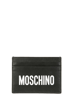 Moschino Logo Print Cardholder