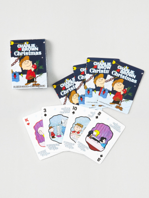 Aquarius Charlie Brown Christmas Playing Cards