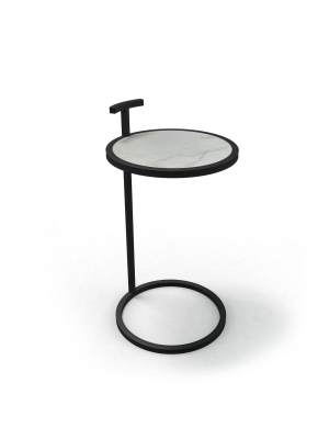 Katrine Large Camden Side Table Black - Jamesdar