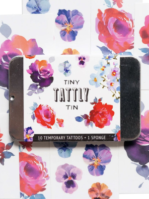 Temporary Tattoo Tin - Tiny Floral