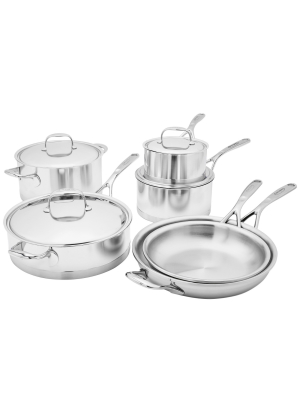 Demeyere Atlantis 10-pc Stainless Steel Cookware Set