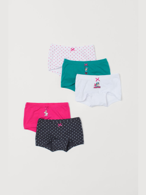 5-pack Cotton Boxer Briefs