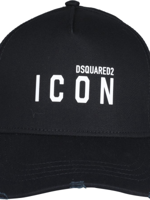 Dsquared2 Logo Printed Baseball Cap