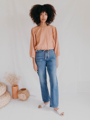 Marie Top In Vintage Brick