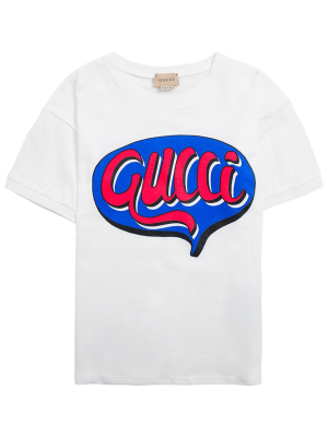 Gucci Kids Logo Print T-shirt