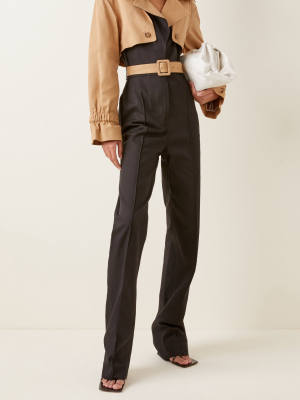 Rowan Cotton Trench Jumpsuit