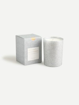 J.crew X Illume® Sea Salt And Shimmer Glitter Candle