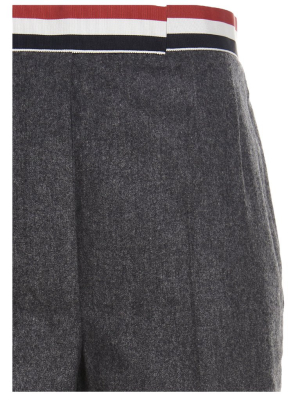 Thom Browne 4-bar High-waisted Pants