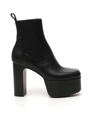 Rick Owens Platform Ankle Boots