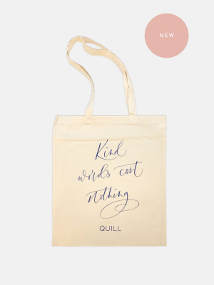 Quill Canvas Tote Bag