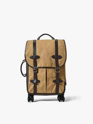 Rugged Twill Rolling 4-wheel Carry On Bag