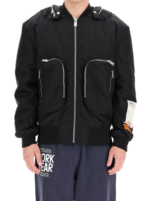 Heron Preston Zipped Bomber Jacket