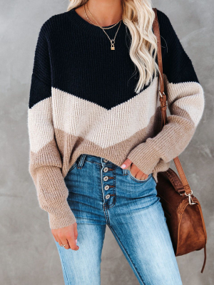 Bia Chevron Knit Sweater