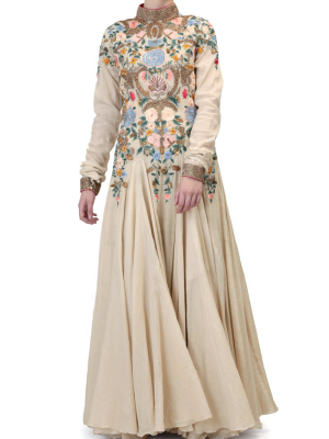 Chudidar Sleeves Anarkali