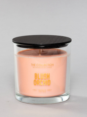 13oz Clear Jar 2-wick Candle Blush Orchid - Chesapeake Bay Candle