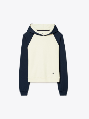 French Terry Color-block Hoodie