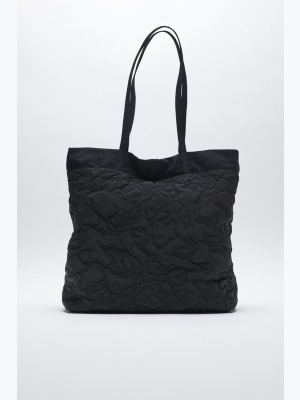 Reversible Nylon Tote Bag