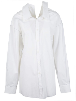 Marni Oversized Contrast Stitching Shirt