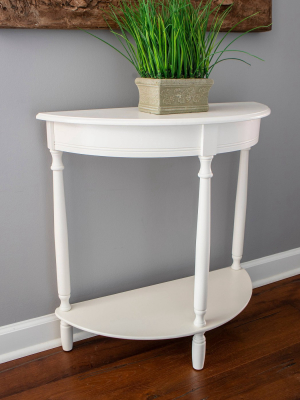 Simplify Half Round Accent Table - Décor Therapy