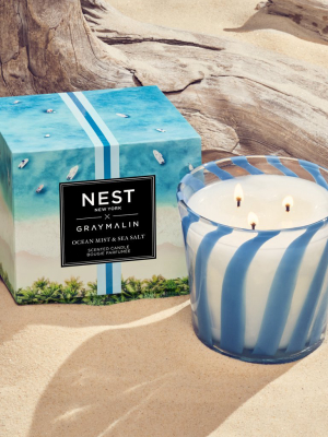 Nest New York X Gray Malin Ocean Mist & Sea Salt 3-wick Candle