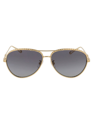 Chopard Eyewear Aviator Frame Sunglasses