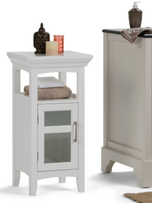 Hayes Floor Storage Bath Cabinet White - Wyndenhall