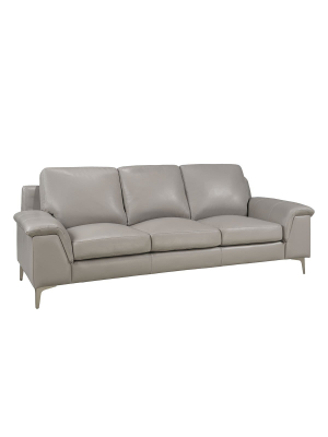 Camille Leather Sofa