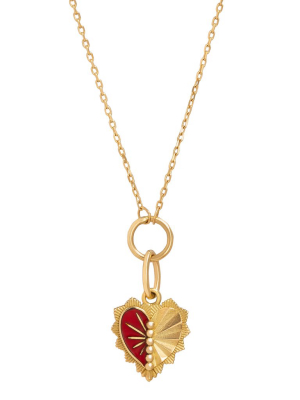 Love Token Drop Necklace - Left