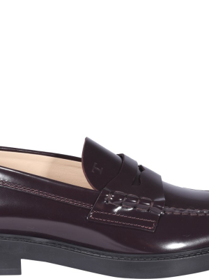 Tod's Logo Penny Loafers