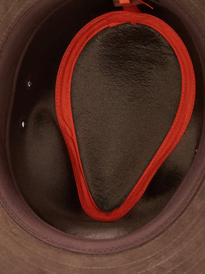 Weathered Leather Safari Hat