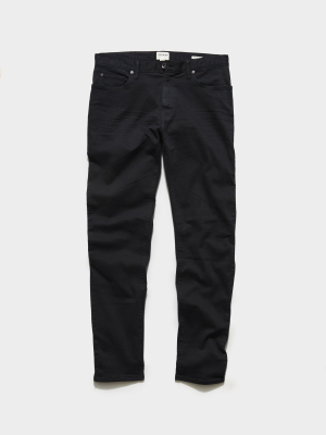 Straight Fit 5-pocket Chino In Black