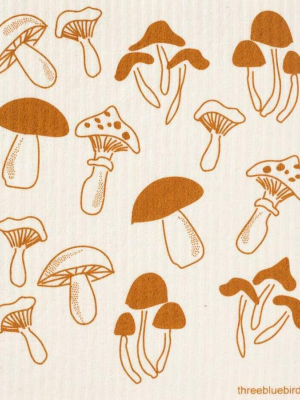 Fungi Swedish Dishcloth