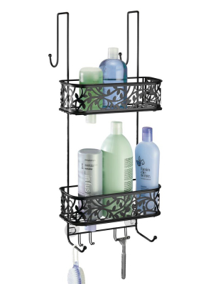 Mdesign Metal Over Door Bathroom Tub/shower Caddy Organizer