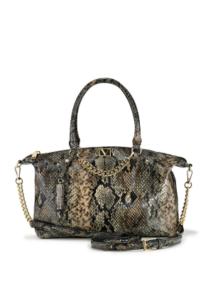 The Victoria Slouchy Satchel In Exotic