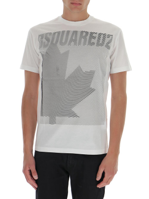 Dsquared2 Graphic Printed Crewneck T-shirt