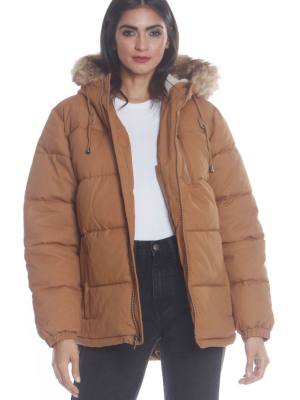 Cotton Puffer Oversized Jacket