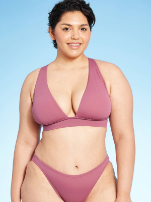 Women's Tall Triangle Bikini Top - Shade & Shore™ Mauve