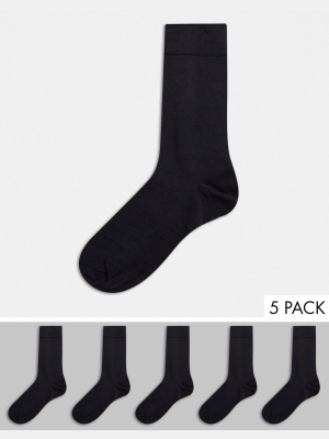 River Island 5-pack Socks In Black