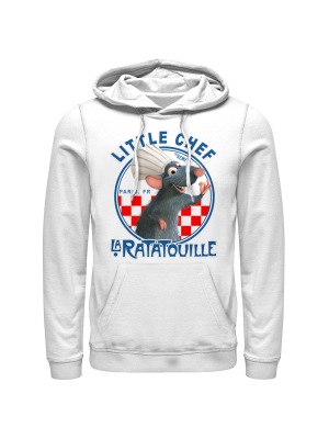 Men's Ratatouille Little Chef Remy Circle Pull Over Hoodie