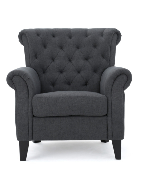 Merrit Tufted Club Chair - Christopher Knight Home