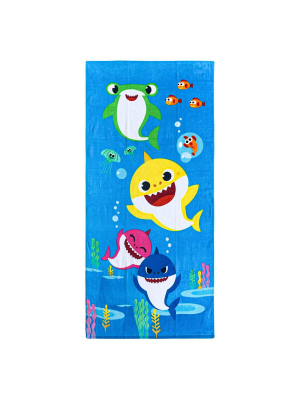 Pinkfong Baby Shark Feed Me Beach Towel